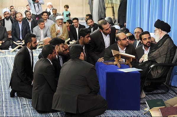محفل نورانی انس با قرآن کریم در حضور رهبر معظم انقلاب اسلامی 82