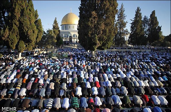 نماز عید قربان در فلسطین اشغالی