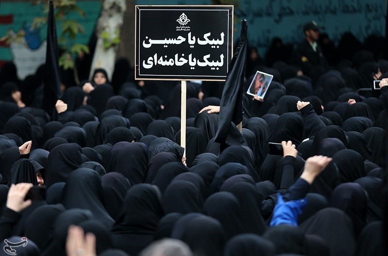 تشییع پیکر 45 شهید گمنام در روز عاشورا - تهران 