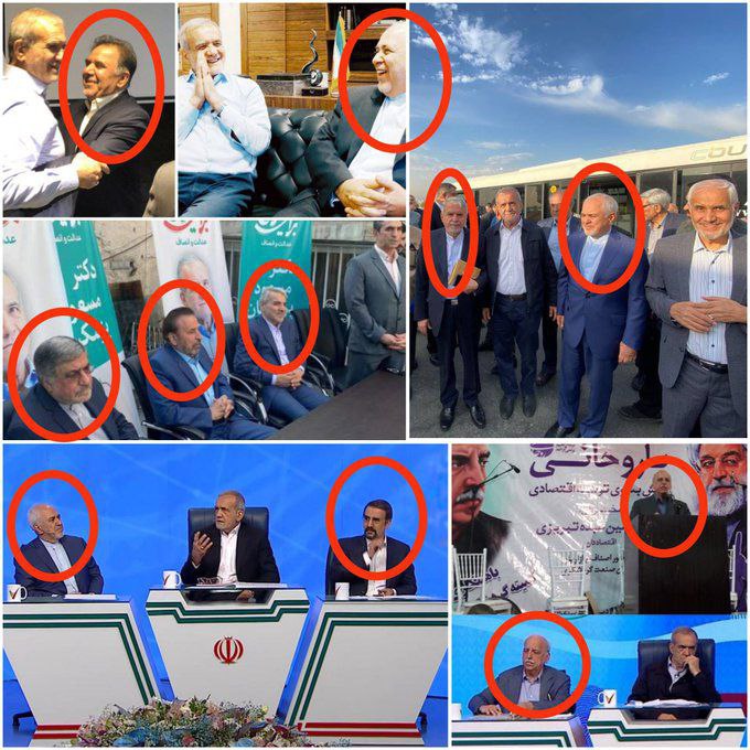 دولت سوم روحانی… یعنی مسعود پزشکیان ... تصاویر یاران حسن روحانی در ستاد پزشکیان ... 